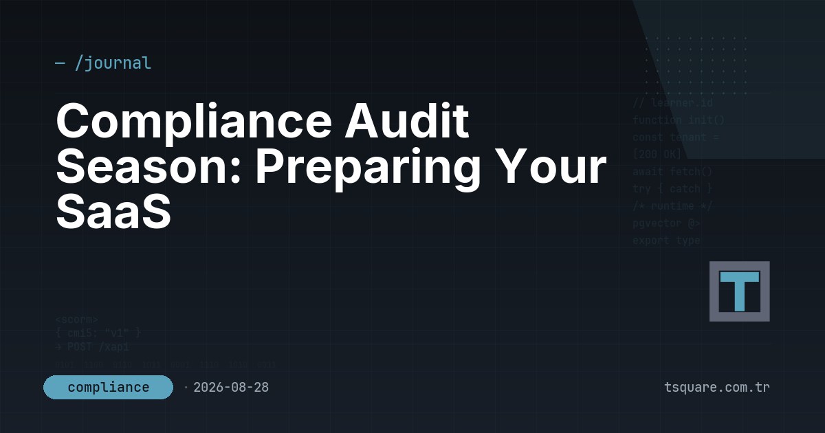 Compliance Audit Season: Preparing Your SaaS