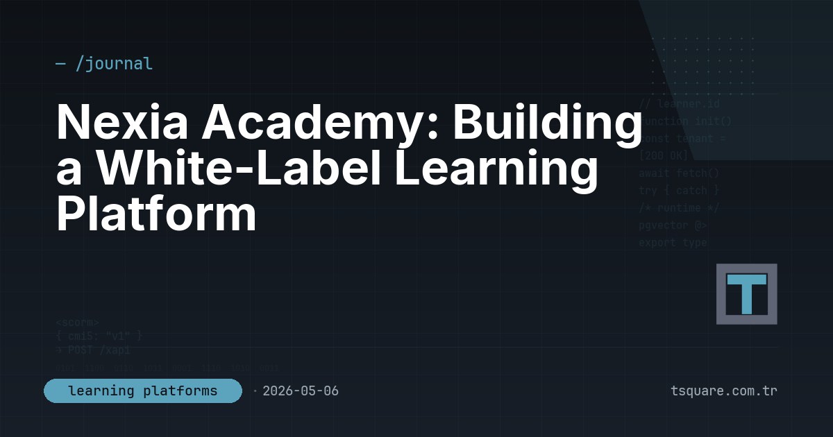 Nexia Academy: Building a White-Label Learning Platform