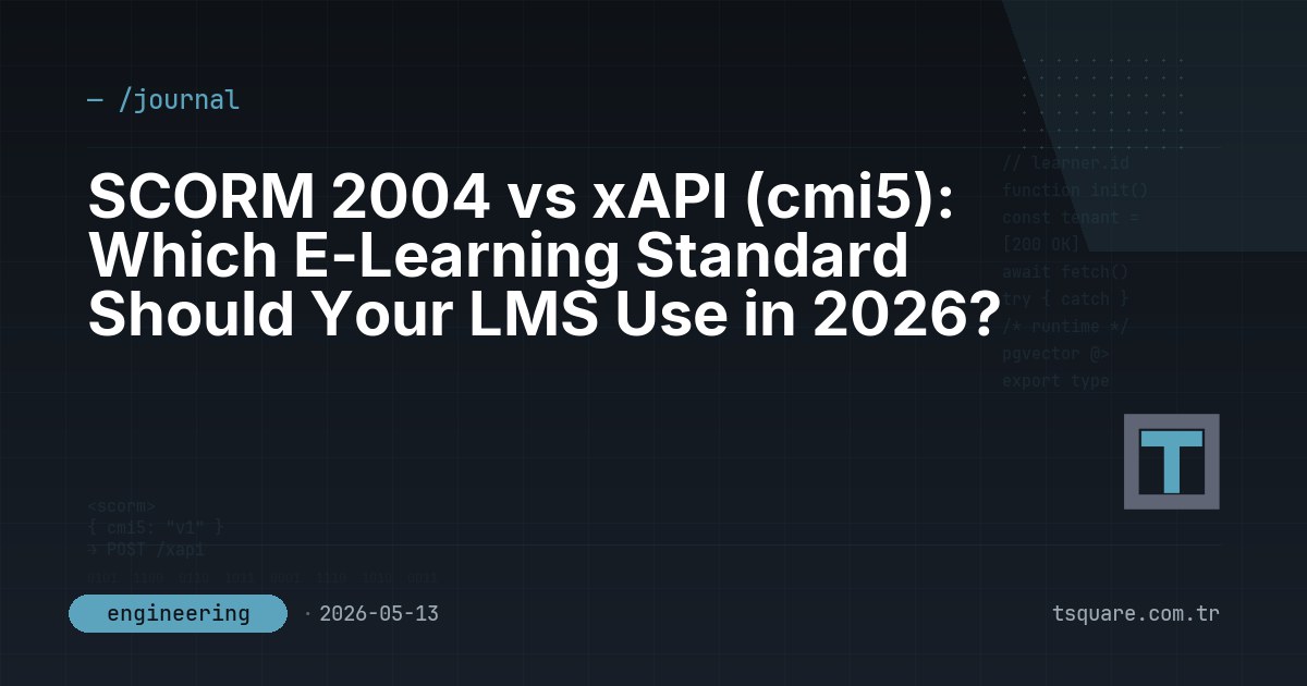 SCORM 2004 vs xAPI (cmi5): Which E-Learning Standard Should Your LMS Use in 2026?