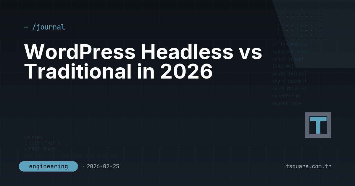 WordPress Headless vs Traditional in 2026